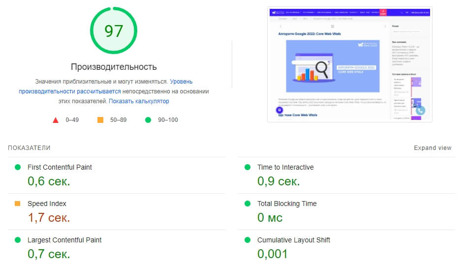 Core Web Vitals