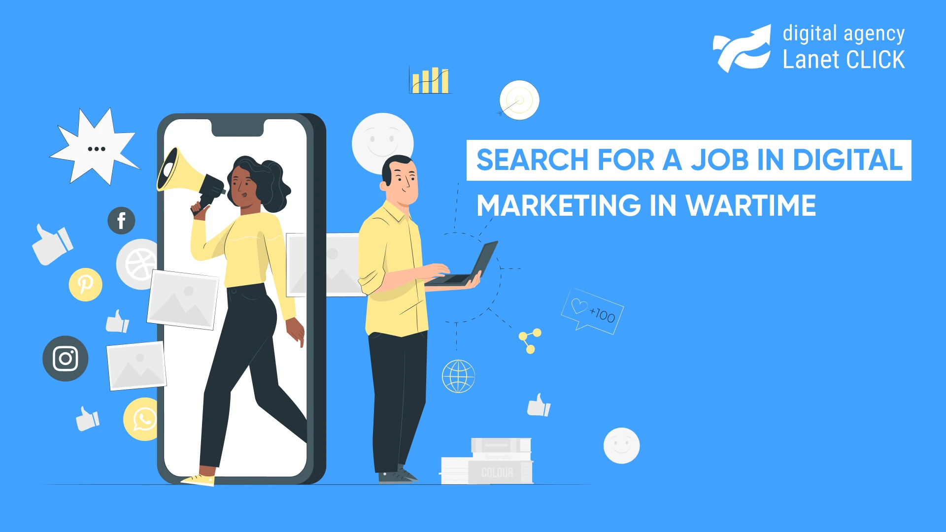 Search for a job in digital marketing in wartime