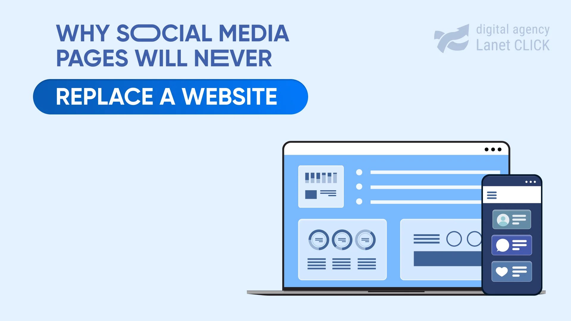 Why social media pages will never replace a website