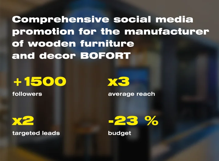 Case: Comprehensive promotion in social networks for a manufacturer of furniture and wood decor