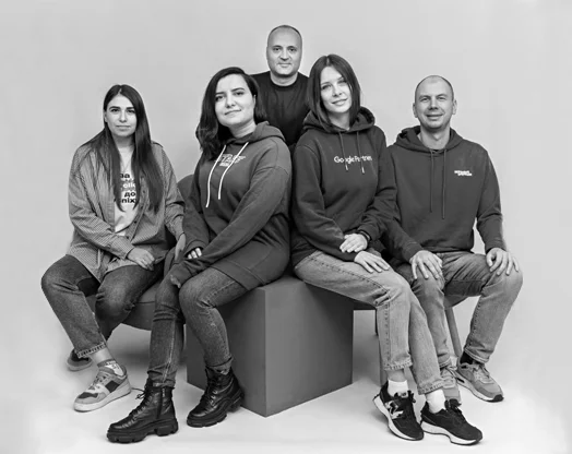Photo of the contextual advertising department team of Lanet CLICK agency