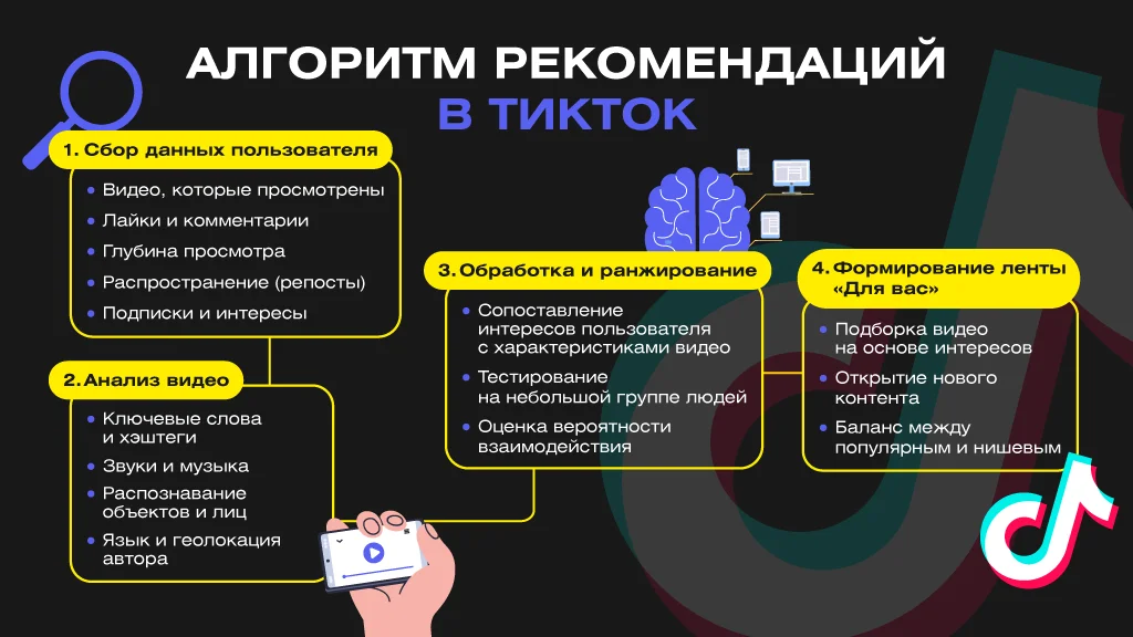 Как работают алгоритмы TikTok