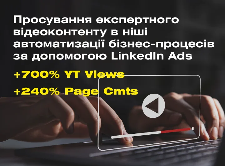 Кейс: Таргетована реклама для B2B-подкасту в YouTube для компанії, що займається автоматизацією бізнес-процесів
