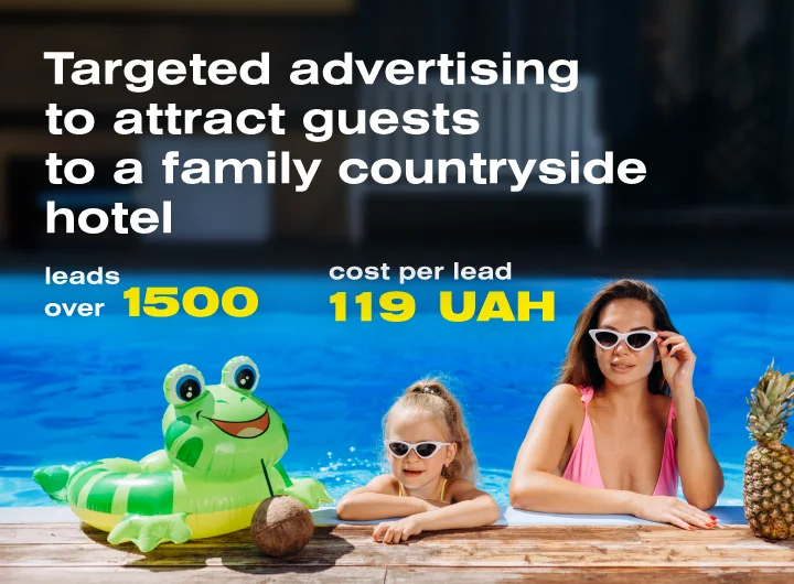 Case: Targeted advertising for Villa Ozera Dnipro