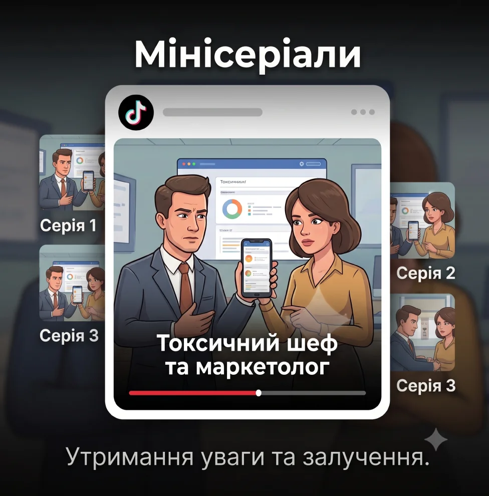 Креатив в формате мини-сериала для рекламной кампании