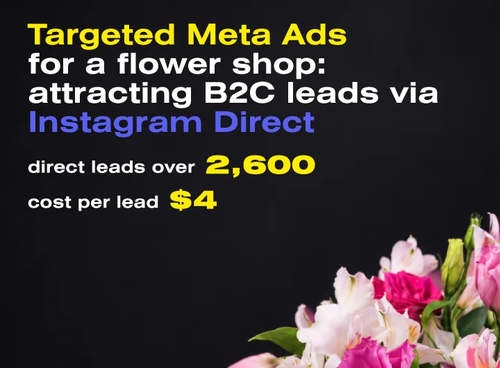 Case: Targeted advertising on Meta for Flower Story